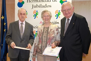 Jose María Duque, Pilar Martin y Jose María Grau